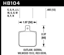 HPS Disc Brake Pad image 2