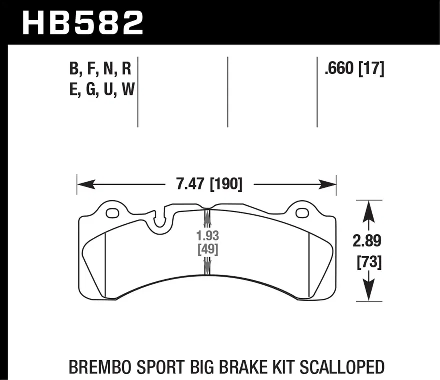 DTC-60 Disc Brake Pad