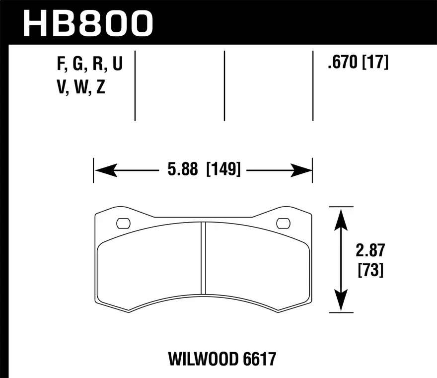 DTC-60 Disc Brake Pad