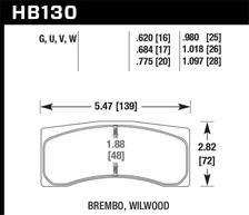 ER-1 Disc Brake Pad image 2