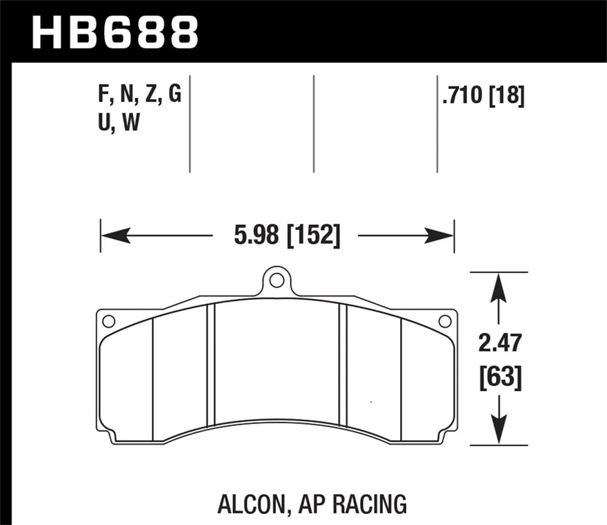 DTC-70 Disc Brake Pad