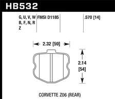ER-1 Disc Brake Pad image 2