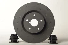 Front Talon Slotted Brake Rotors image 2