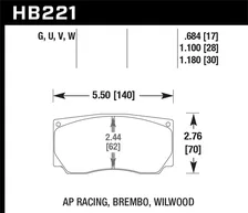ER-1 Disc Brake Pad image 2