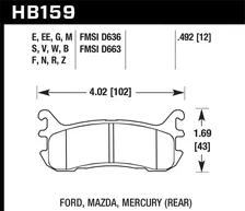 ER-1 Disc Brake Pad image 2