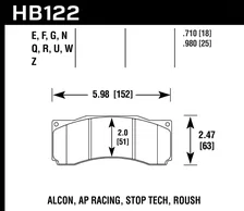ER-1 Disc Brake Pad image 2