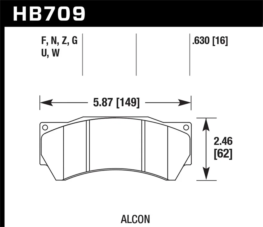 DTC-70 Disc Brake Pad