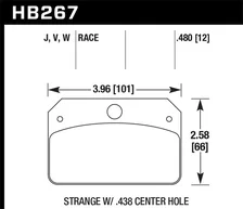 DR-97 Disc Brake Pad image 2
