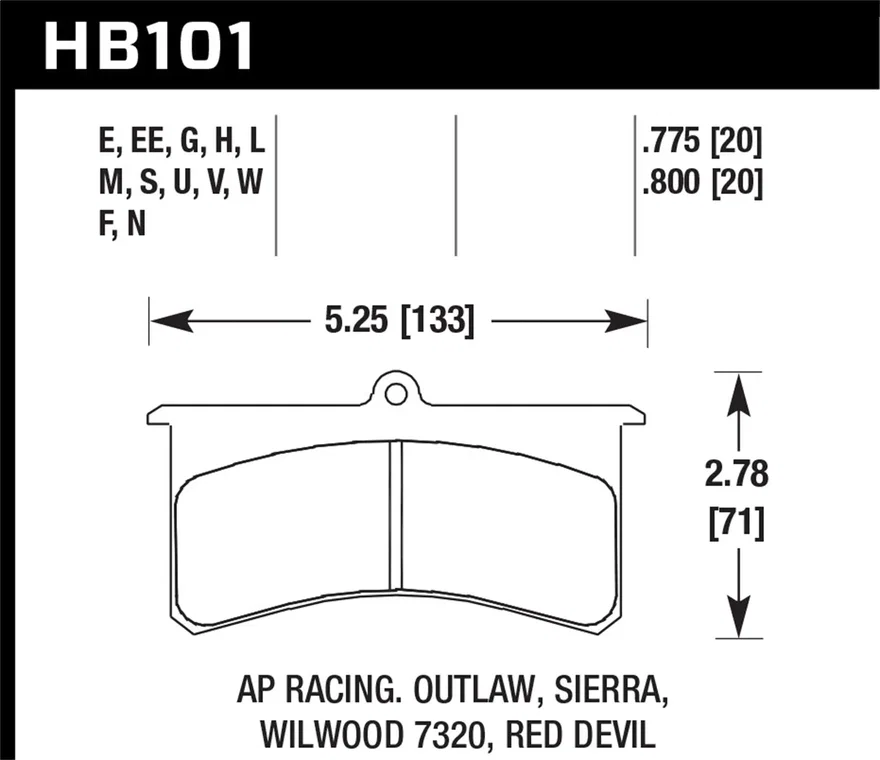 DTC-60 Disc Brake Pad