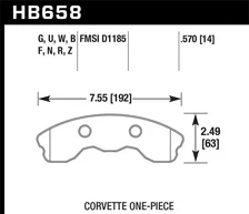 ER-1 Disc Brake Pad image 2