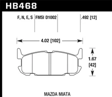 ER-1 Disc Brake Pad image 2