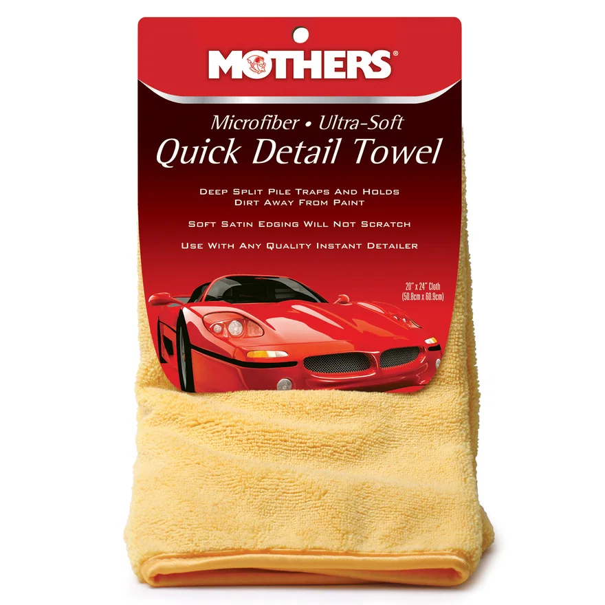Mothers 155600, Microfiber Ultra-Soft Quick Detail Towel