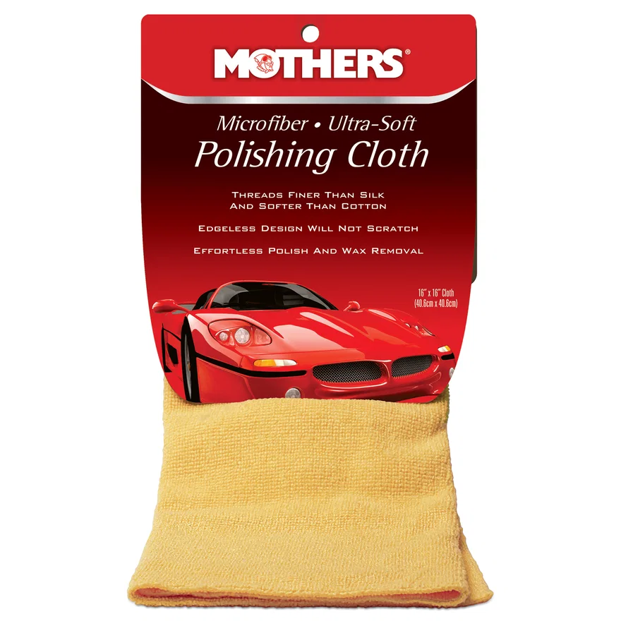 Mothers 155200, Microfiber Ultra-Soft Polishing Cloth