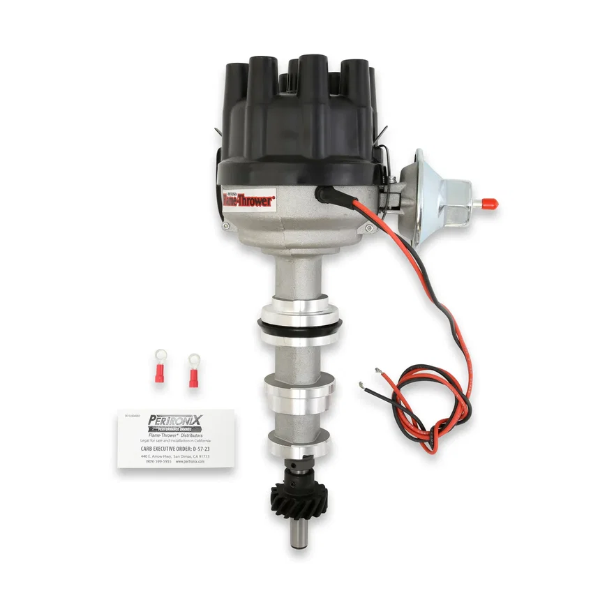 Pertronix D7134630, Dist Cast I3 Ford FE blk cap