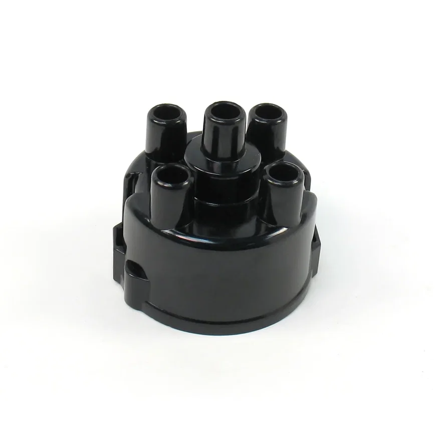 Pertronix D654600, REPLACEMENT CAP FOR FLAME-THROWER "STOCK-LOOK" 4-CYLINDER 45D STYLE DISTRIBUTORS. TOP EXIT CAP