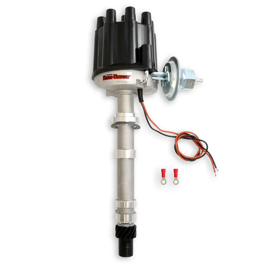 Pertronix D7104600, Dist Cast Chevy SB/BB blk cap