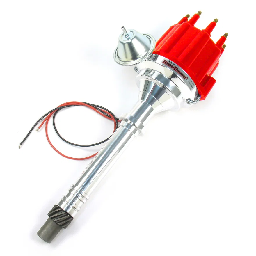 Pertronix D100711, Dist Billet Chevy Red Male cap