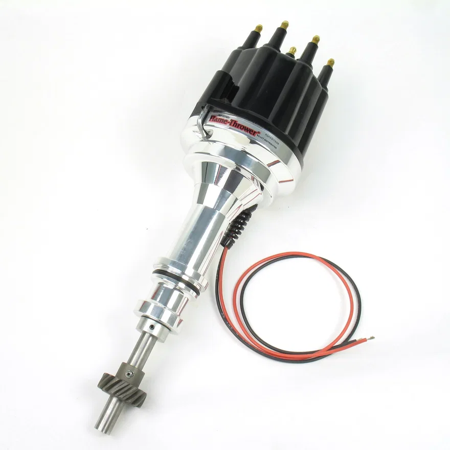 Pertronix D132810, Dist Billet Ford 351C No/Vac blk M cap