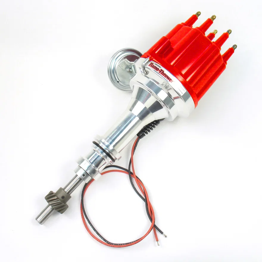 Pertronix D131711, Dist Billet Ford 351W red Male cap