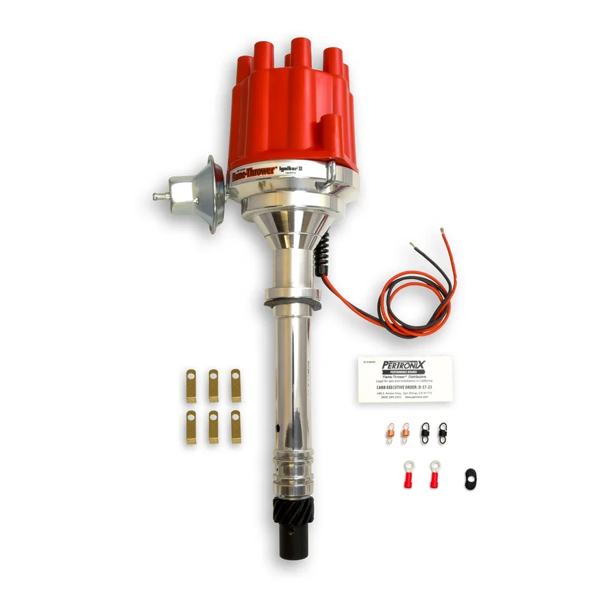 Pertronix D100701, Dist Billet Chevy SB/BB red cap