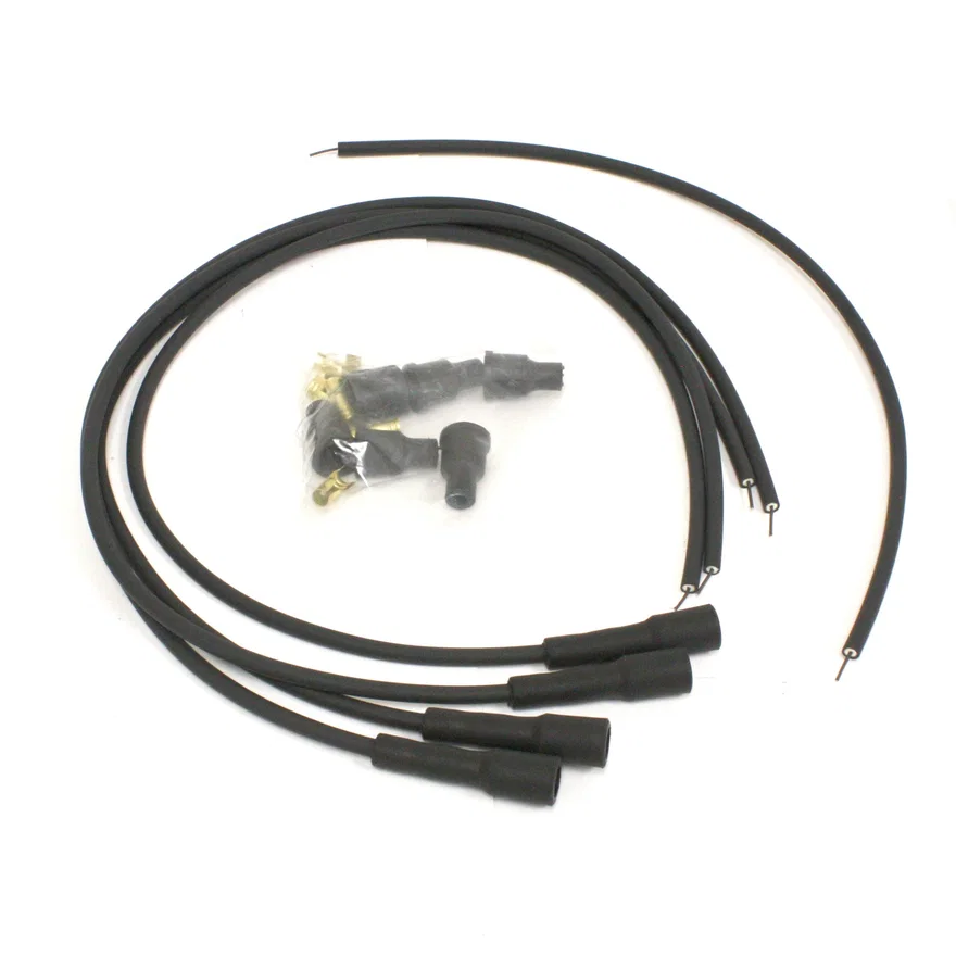 Pertronix 704180, Wires, 4 cyl Univ 7MM 180 Deg black