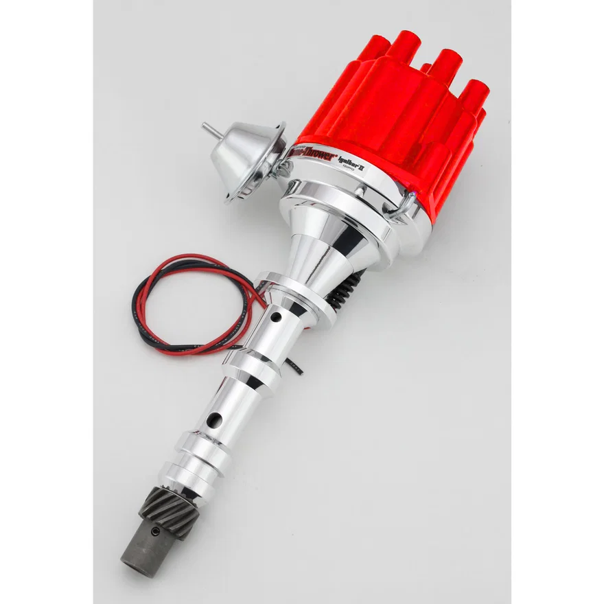Pertronix D101701, Dist Billet Chevy 409 Vac Red Cap