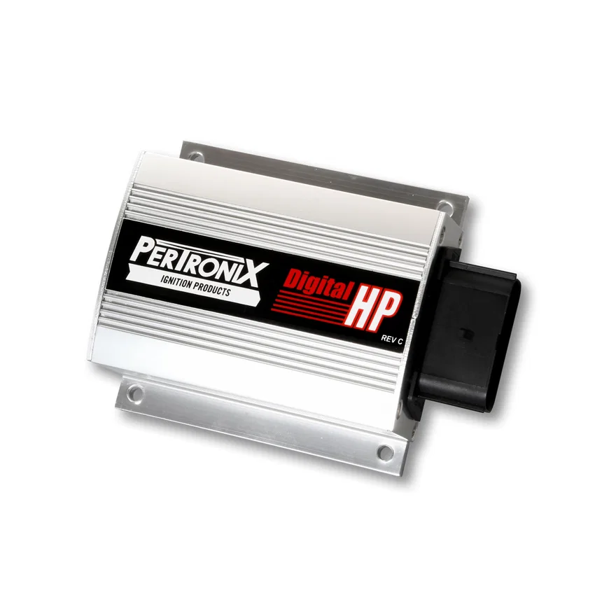 Pertronix 512, DIGITAL HP IGNITION SYSTEM. THIS SYSTEM FEATURES 187 MILLIJOULES OF SPARK ENERGY, 3 STEP REV LIMITER, AND MULTISPARK TO REDLINE, ALL IN A ULTRA SMALL FORM FACTOR. SILVER
