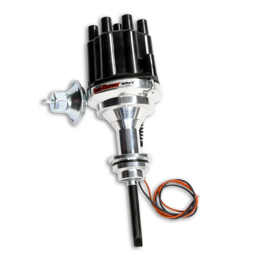 Pertronix D145700, Dist Billet Chrysler 331, 354 Hemi black cap