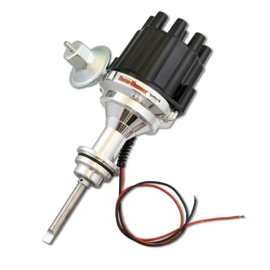 Pertronix D144700, Dist Billet Chrysler 392 Hemi black cap