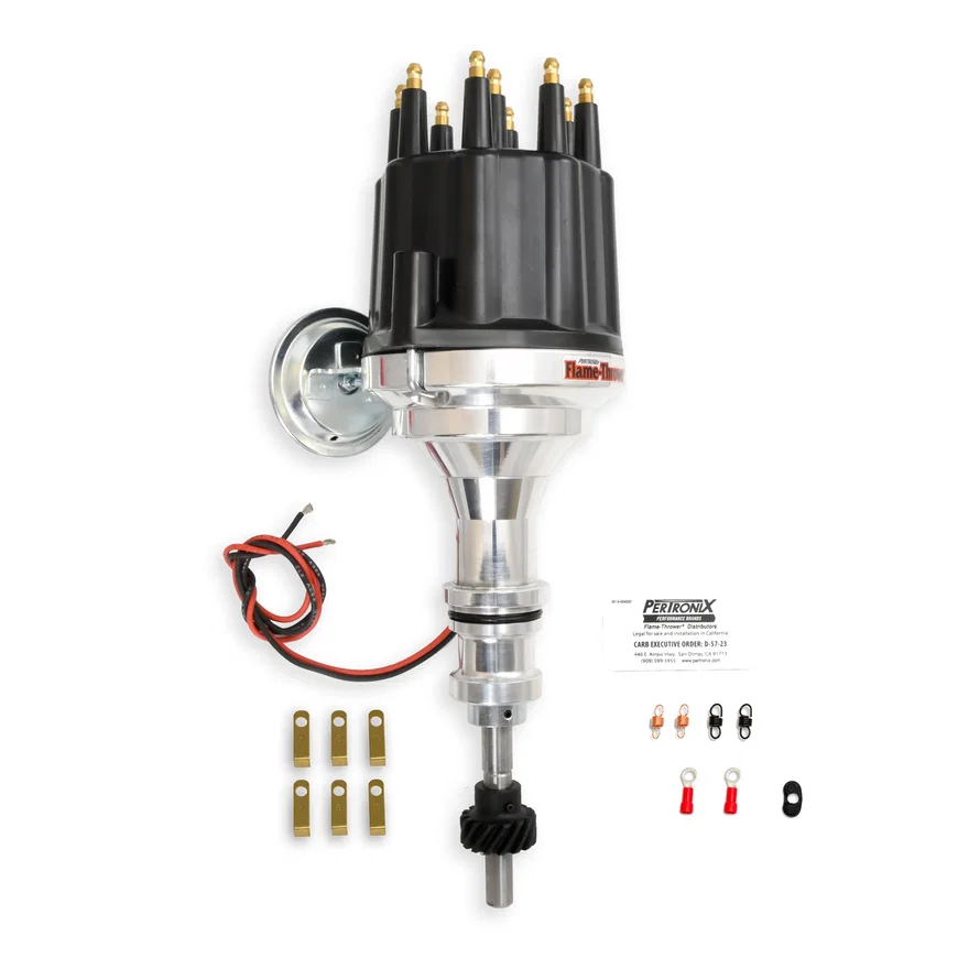 Pertronix D130710, Dist Billet Ford SB blk Male cap