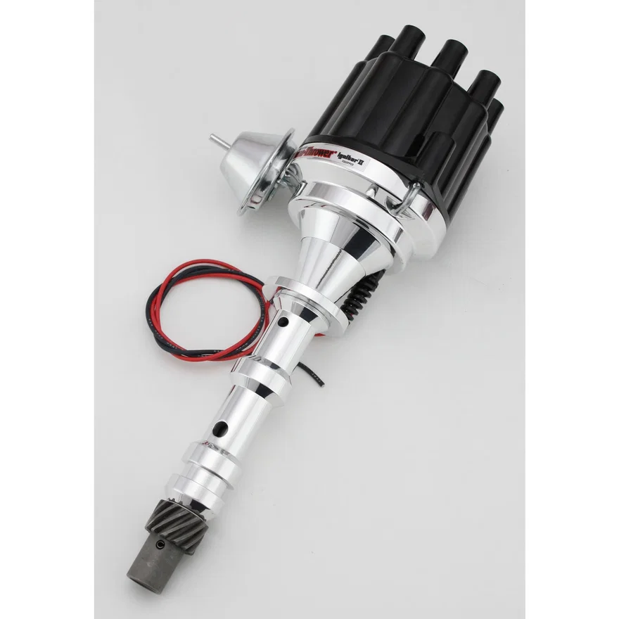 Pertronix D101700, Dist Billet Chevy 409 Vac BlK Cap