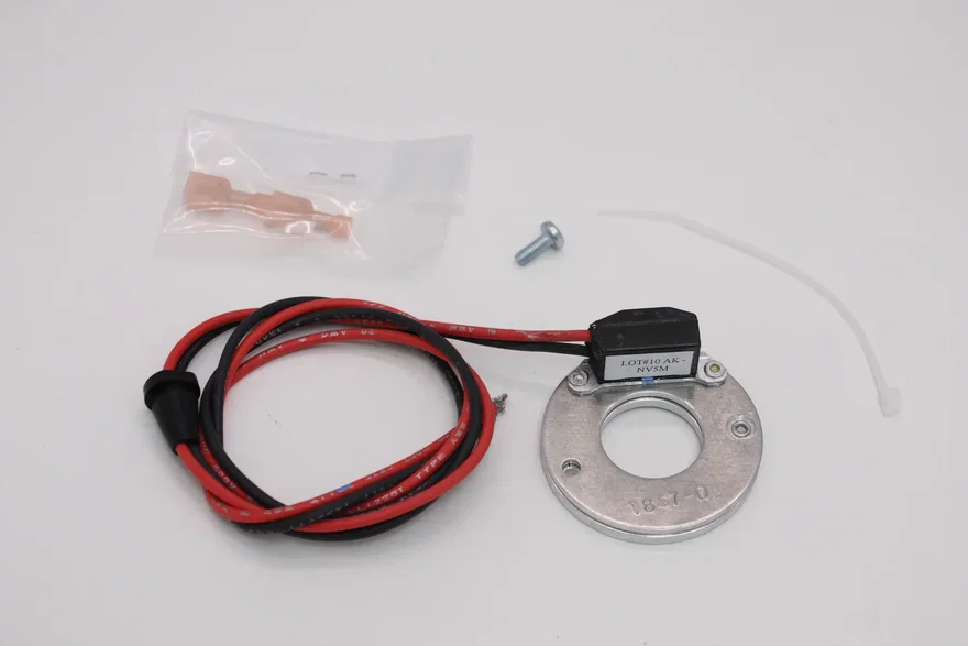 Pertronix D500710, REPLACEMENT ORIGINAL IGNITOR MODULE FOR ALL FLAME-THROWER "STOCK-LOOK" BOSCH STYLE NON VACUUM ADVANCE DISTRIBUTORS. 6-VOLT NEGATIVE GROUND