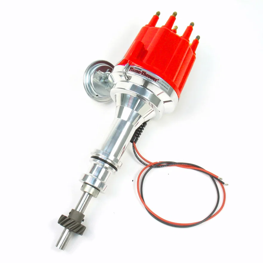Pertronix D132711, Dist Billet Ford 351C red Male cap