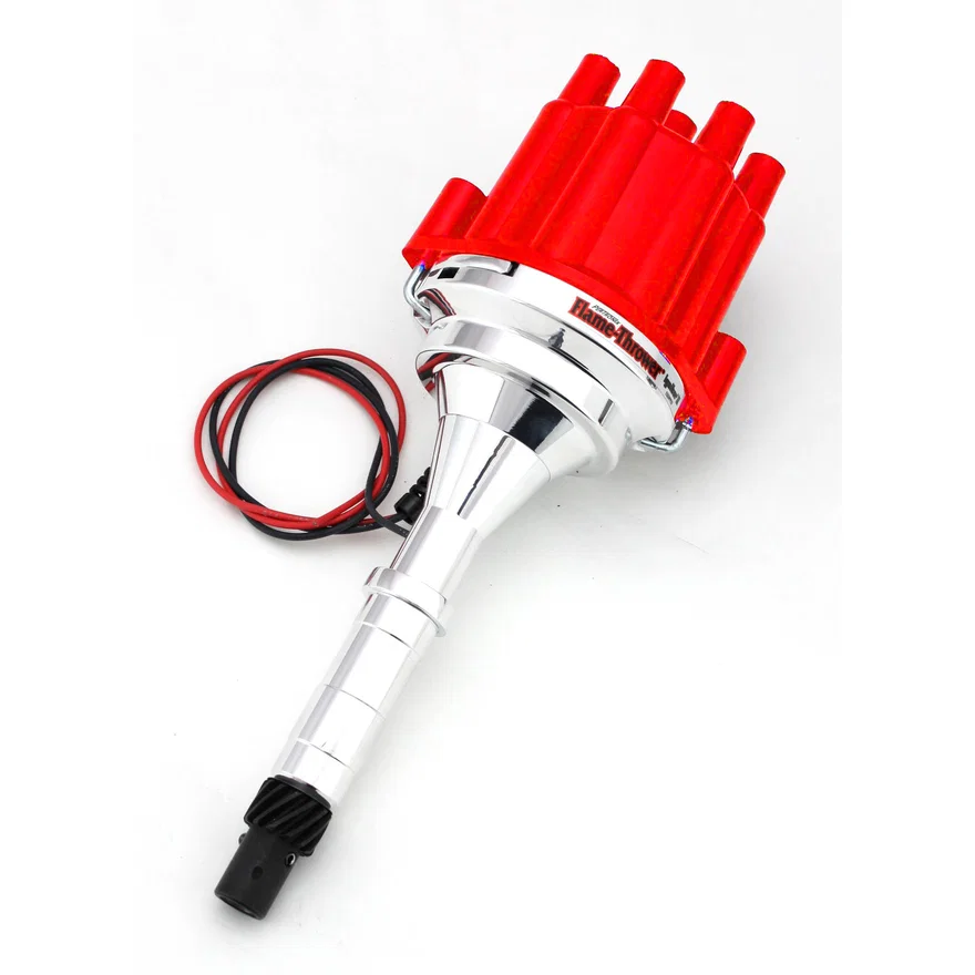 Pertronix D160801, Dist Billet AMC V8 Non/Vac Red Cap