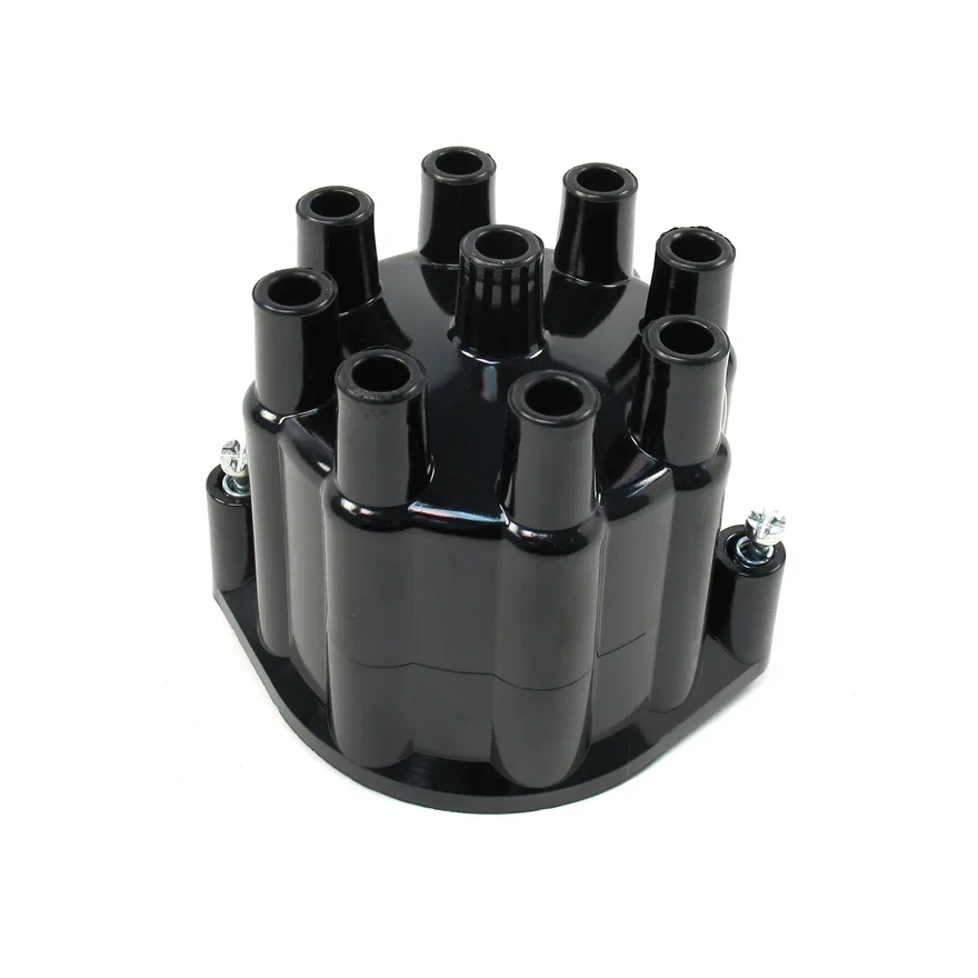 Pertronix D650700, REPLACEMENT CAP FOR 8-CYLINDER FLAME-THROWER BILLET DISTRIBUTORS. BLACK FEMALE STYLE CAP