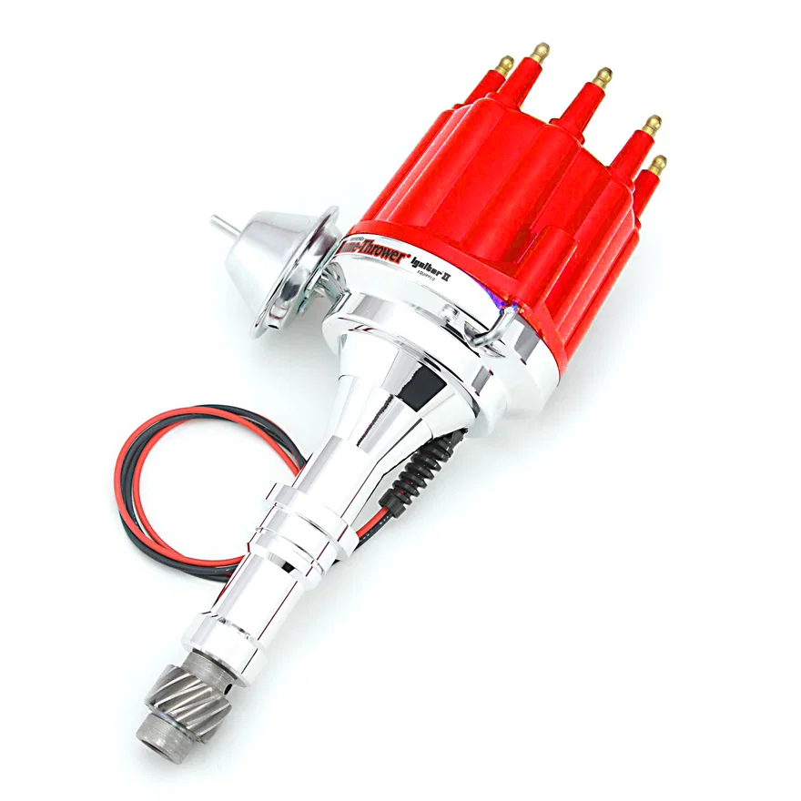 Pertronix D151711, Dist Billet Buick V8 215-350 Vac Red Male Cap