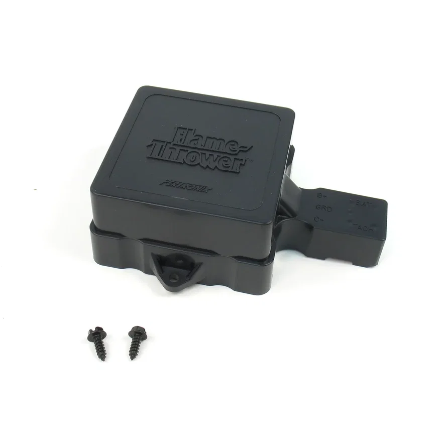 Pertronix D9000, HEI DIST COVER. FEATURES FLAME-THROWER LOGO