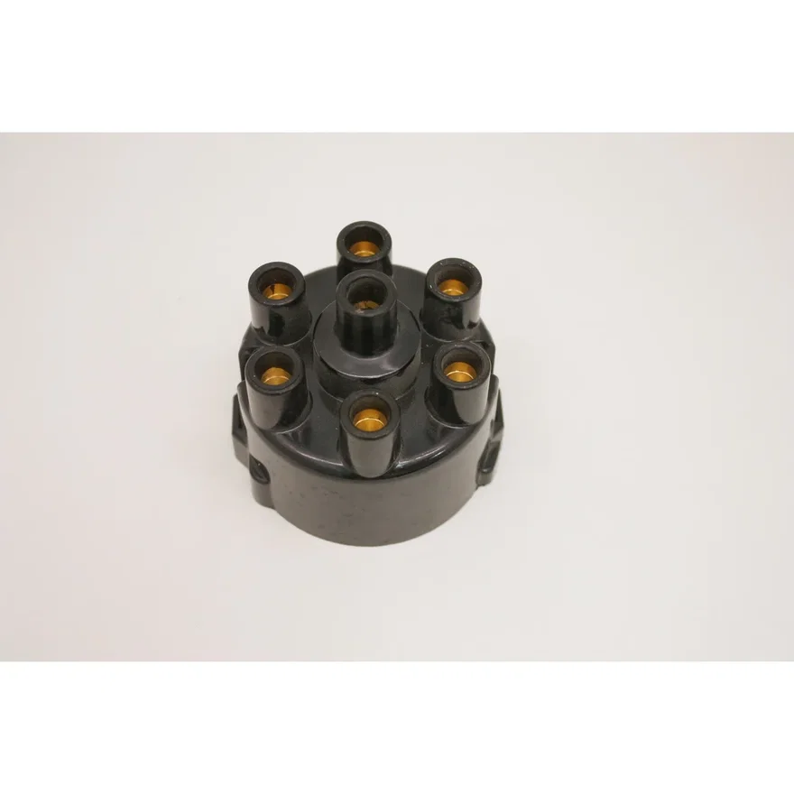 Pertronix D656600, REPLACEMENT CAP FOR FLAME-THROWER "STOCK-LOOK" 6-CYLINDER 45D STYLE DISTRIBUTORS. TOP EXIT CAP