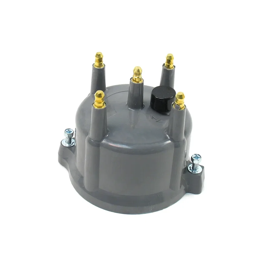 Pertronix D654713, REPLACEMENT DISTRIBUTOR CAPS FOR 4-CYLINDER BILLET VOLKSWAGEN DISTRIBUTORS. LITE GREY MALE STYLE