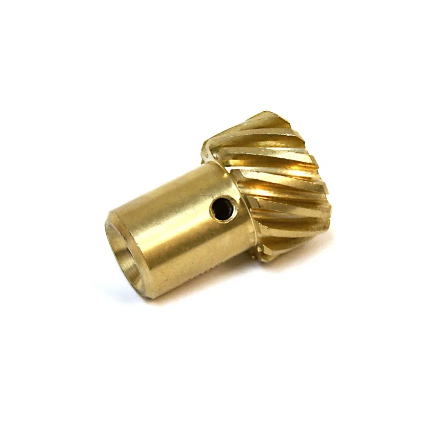Pertronix D6001, Flame-Thrower HEI Distributor Gear Bronze Chevrolet  0.491 Inch Shaft