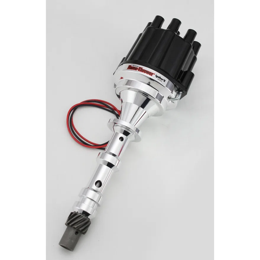 Pertronix D101800, Dist Billet Chevy 409 Non/Vac Blk Cap