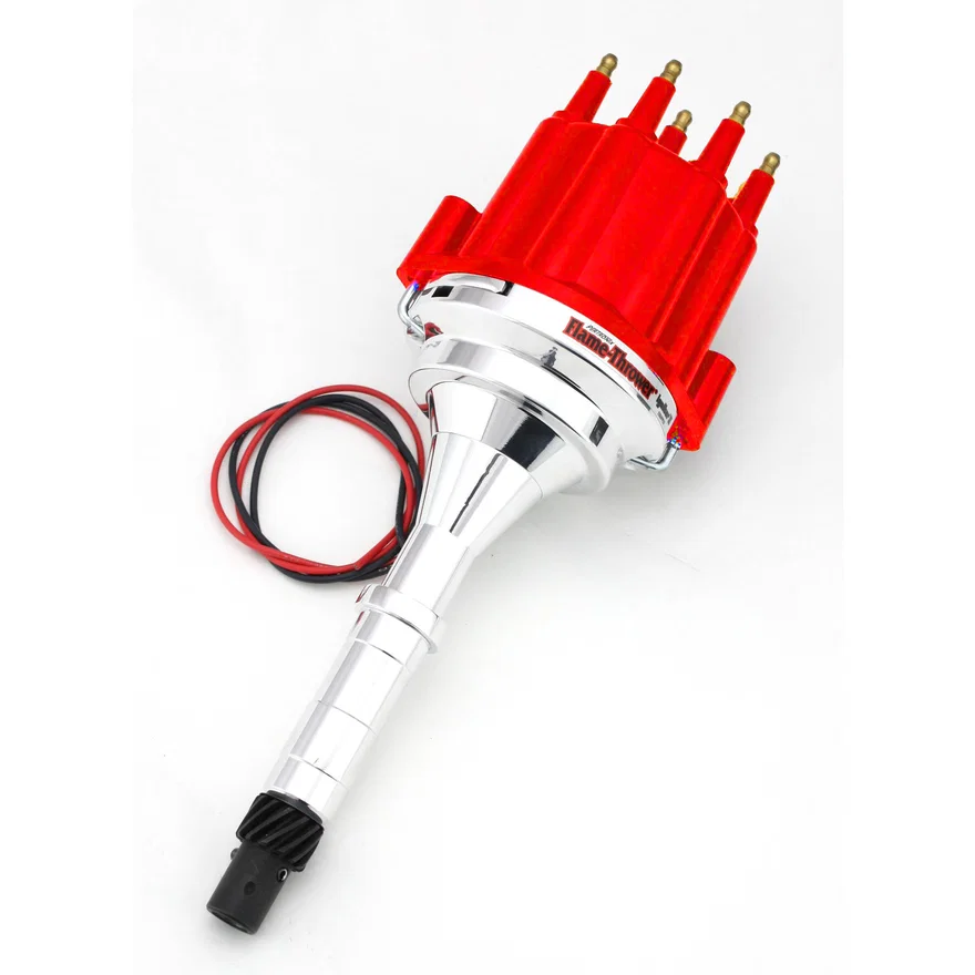 Pertronix D160811, Dist Billet AMC V8 Non/Vac Red Male Cap
