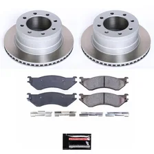 Rear SEMI-COATED ROTOR KIT for Dodge Ram 1500 image 1