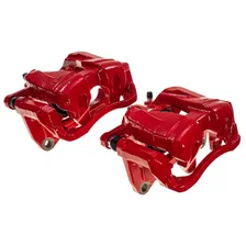 Front RED CALIPER PAIR W/BRKT image 6