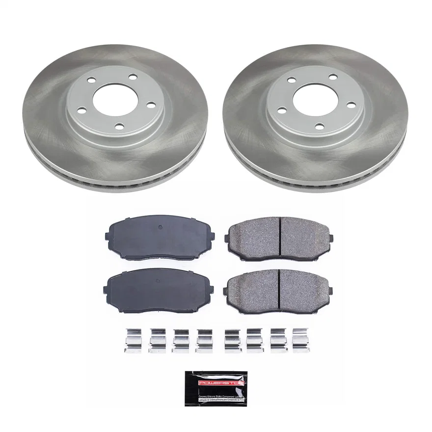 Front SEMI-COATED ROTOR KIT