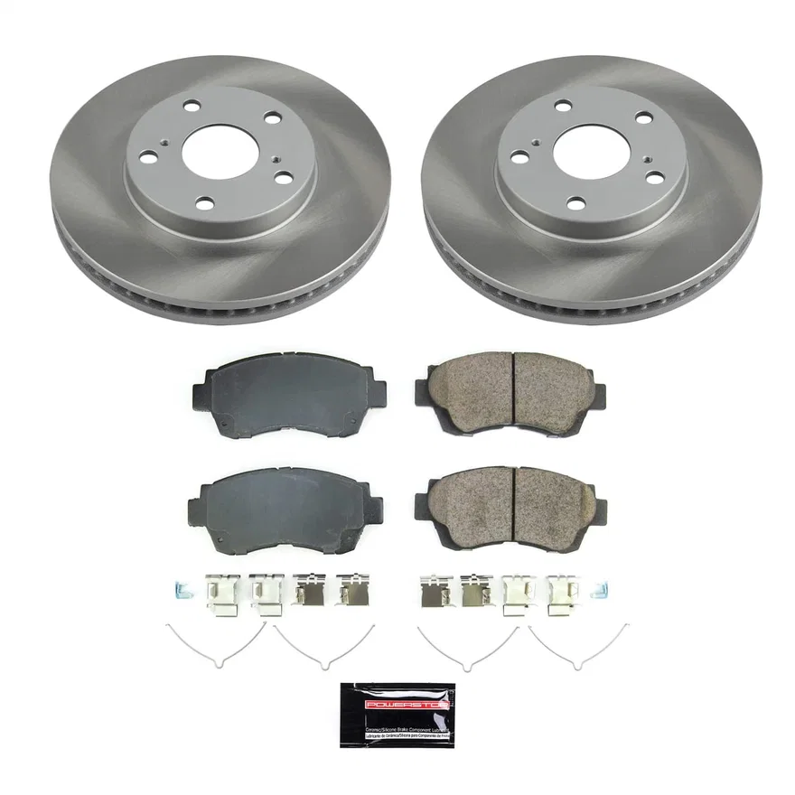 Front SEMI-COATED ROTOR KIT for Toyota Camry