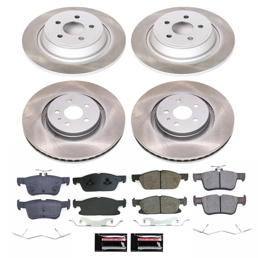 SEMI-COATED ROTOR KIT for Lincoln MKZ