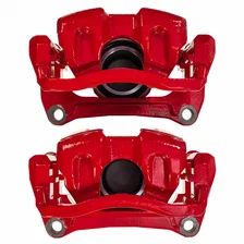 Front RED CALIPER PAIR W/BRKT image 2