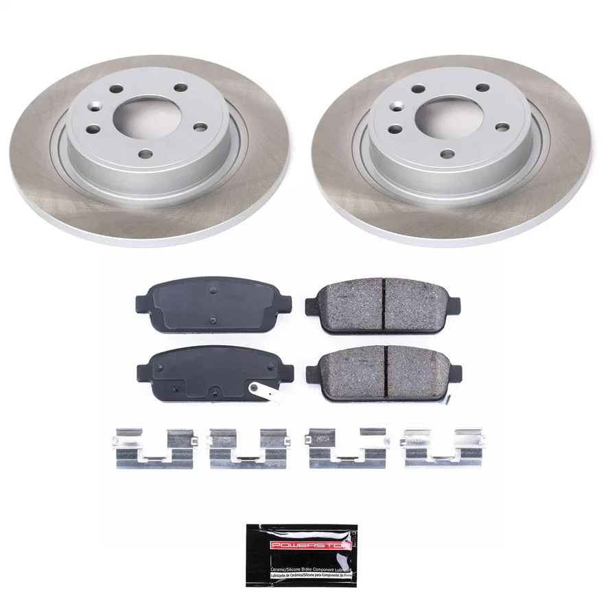 Rear SEMI-COATED ROTOR KIT for Cadillac ELR