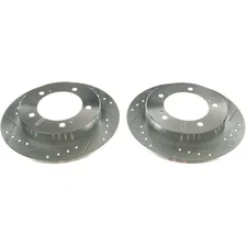 Front DRILLEDSLOTTED ROTOR PAIR image 2